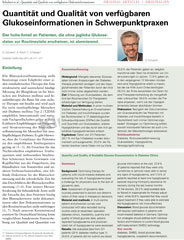 Publikation Schubert Quantität Qualität Glukoseinformationen Vorschau